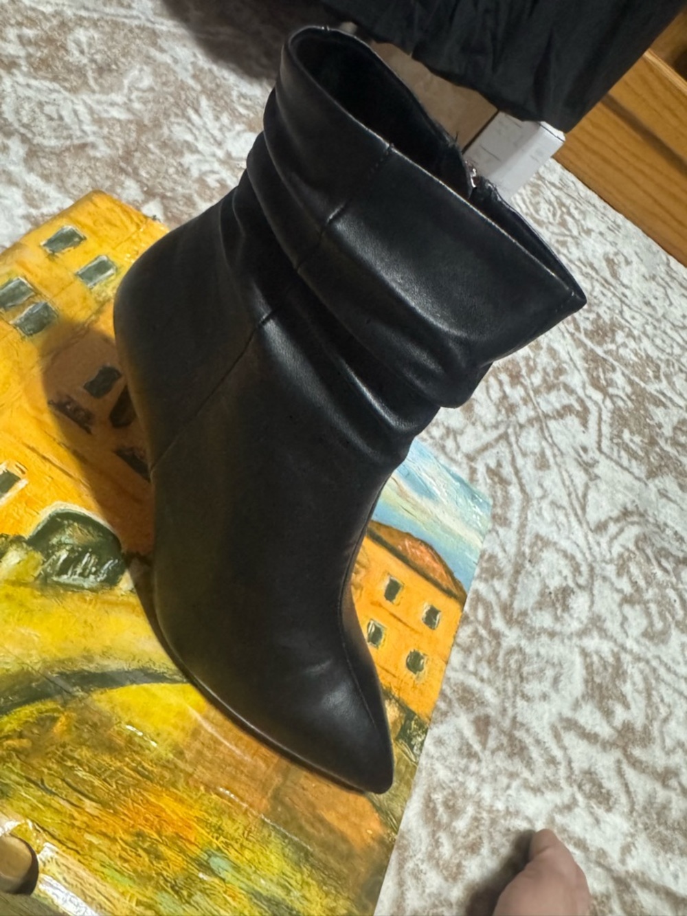 Dolce Vita Danielle Black Ankle Boots